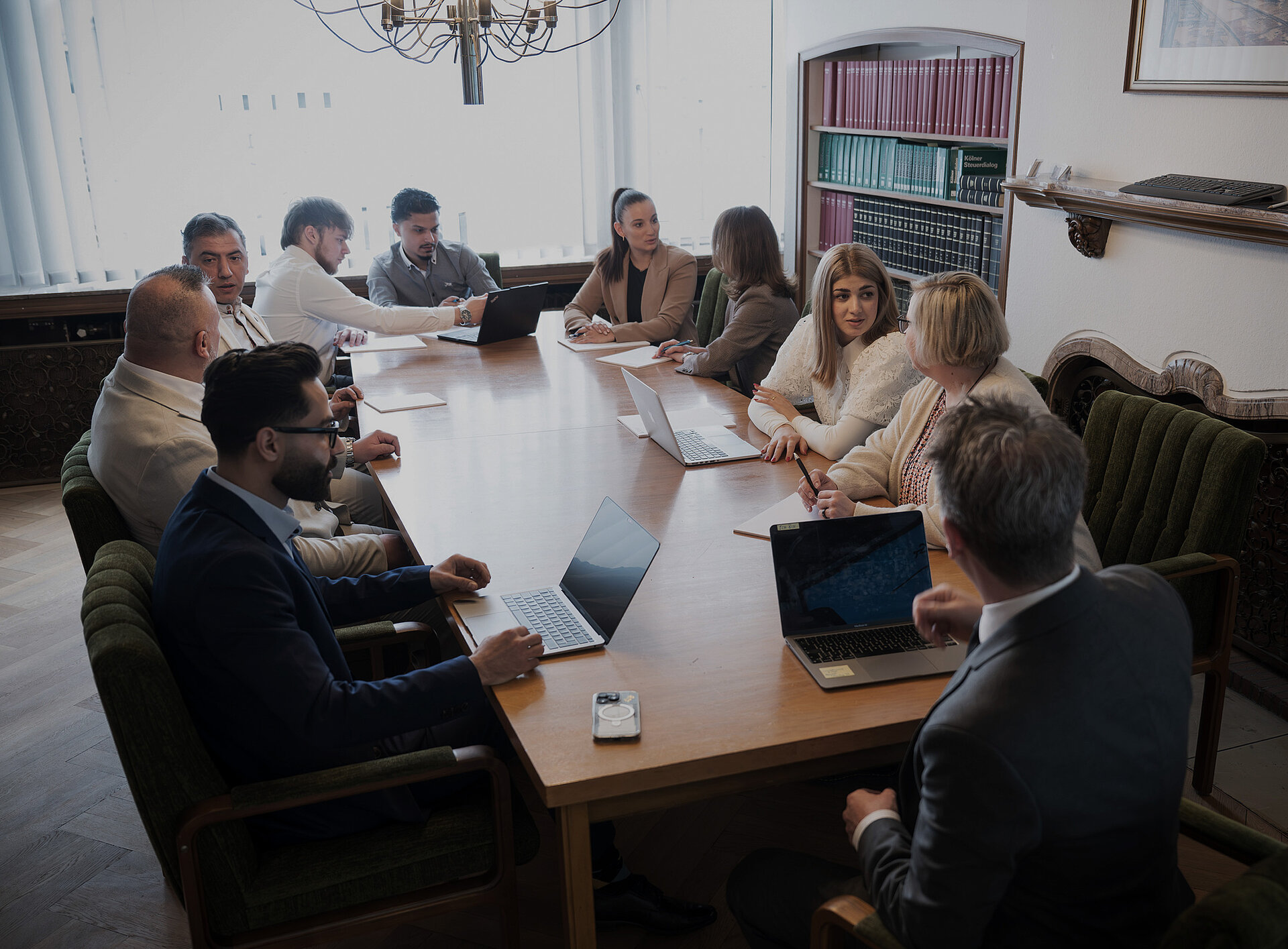 Besprechung des Franke & Partner Teams